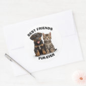 Cute Puppy & Kitten Sticker (Envelop)