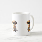 Cute puppy koffiemok (Voorkant rechts)