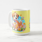 Cute Puppy Koffiemok (Voorkant links)
