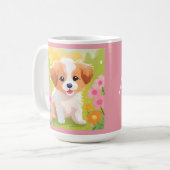 Cute Puppy Koffiemok (Voorkant links)