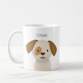 Cute Puppy Koffiemok (Links)