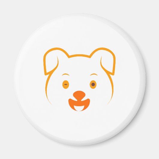 Cute Puppy Magneet (Voorkant)