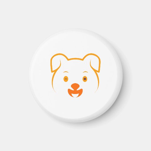 Cute Puppy Magneet (Voorkant)