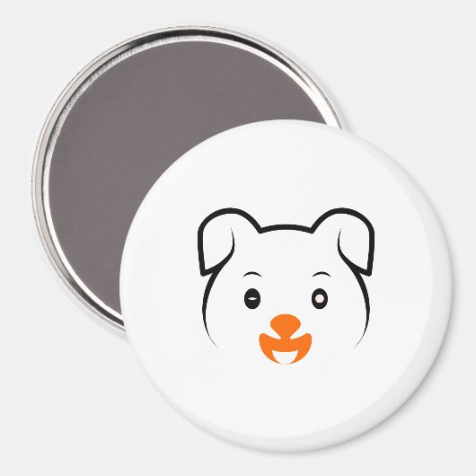 Cute Puppy Magneet (Voorkant / Achterkant)