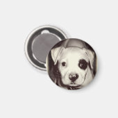 Cute Puppy Magnet (Voorkant / Achterkant)