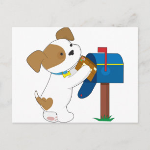 Cute Puppy Mail Briefkaart