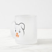 Cute Puppy Matglas Koffiemok (Voorkant links)