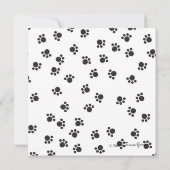 Cute Puppy met Bone Kaart (Achterkant)