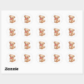 Cute Puppy Met Hart Sticker | Hondenliefhebber Dec (Vel)