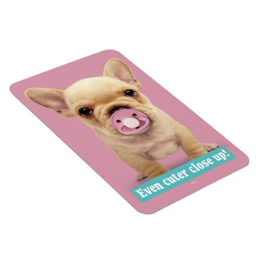 Cute Puppy met Pacifier Magneet (Rechterzijde)