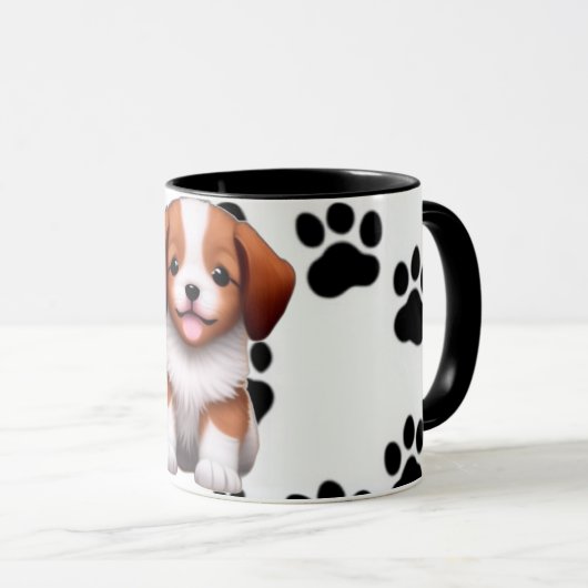 Cute puppy mok (Voorkant rechts)