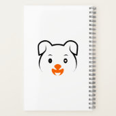 Cute Puppy Notitieboek (Achterkant)