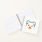 Cute Puppy Notitieboek (Binnen)