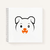 Cute Puppy Notitieboek (Voorkant)