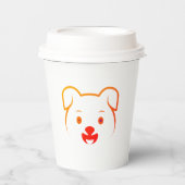 Cute Puppy Papieren Bekers (Voorkant)