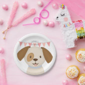Cute Puppy Papieren Bordje (Feest)