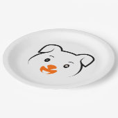 Cute Puppy Papieren Bordje (Gekanteld)