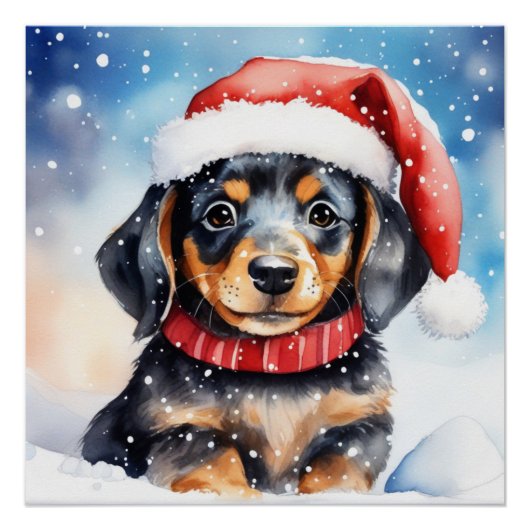 Cute puppy perfect poster (Voorkant)