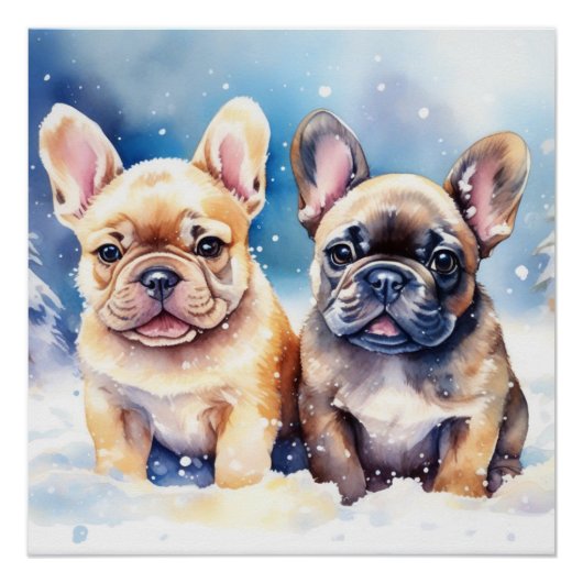 Cute puppy perfect poster (Voorkant)