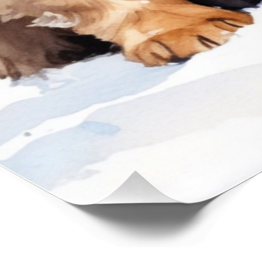 Cute puppy perfect poster (Hoek)