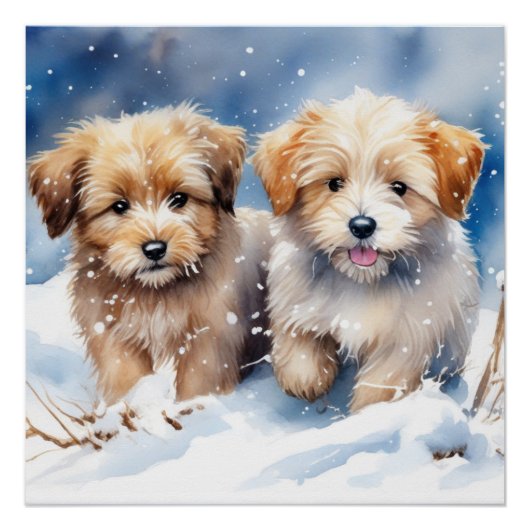 Cute puppy perfect poster (Voorkant)