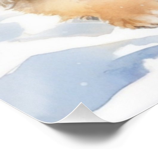 Cute puppy perfect poster (Hoek)