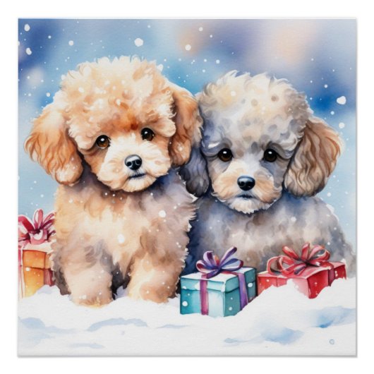 Cute puppy perfect poster (Voorkant)