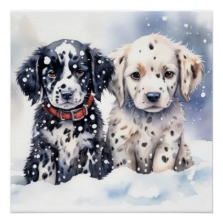 Cute puppy perfect poster