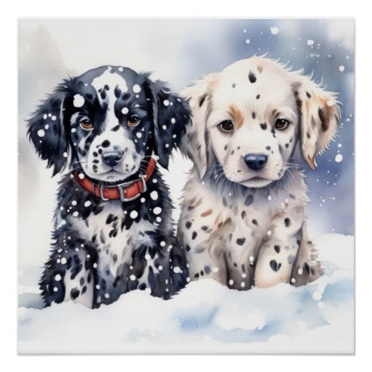 Cute puppy perfect poster (Voorkant)