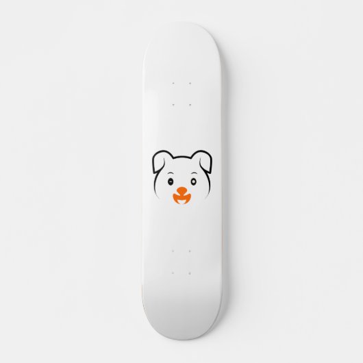 Cute Puppy Persoonlijk Skateboard (Voorkant)