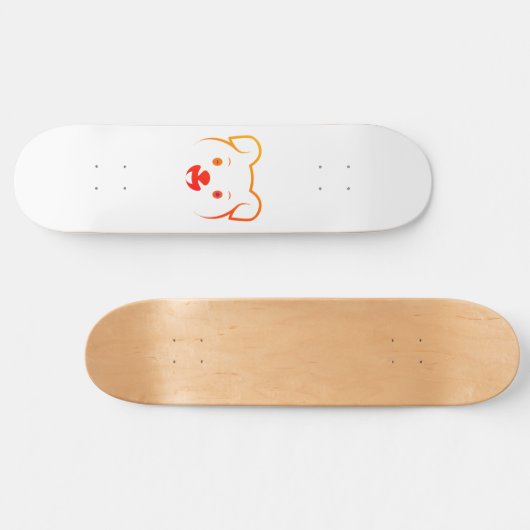 Cute Puppy Persoonlijk Skateboard (Horizontaal)