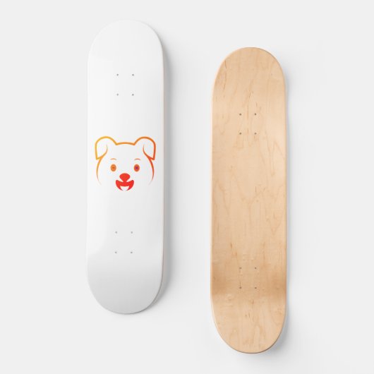 Cute Puppy Persoonlijk Skateboard (Voorkant)