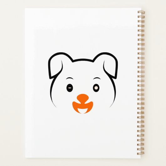 Cute Puppy Planner (Achterkant)