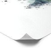 Cute Puppy Play Baseball Floral Animal Print (Hoek)