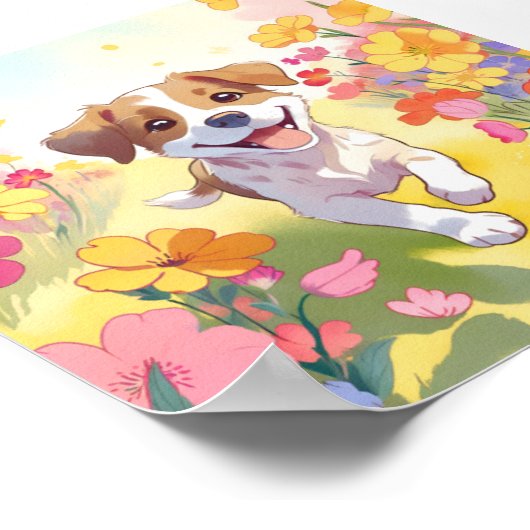 Cute Puppy Poster (Hoek)