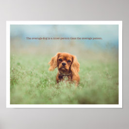 Cute puppy poster
