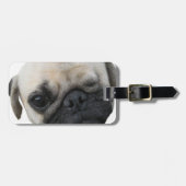 Cute Puppy Pug Dog Friend ... か わ い 子 犬 Bagagelabel (Voorkant horizontaal)