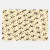 Cute Puppy Red Hearts Inpakpapier Vel (Voorkant 3)