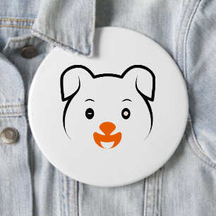 Cute Puppy Ronde Button 6,0 Cm