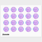 Cute Puppy Ronde Sticker (Vel)