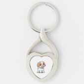 Cute Puppy Sleutelhanger (Voorkant)