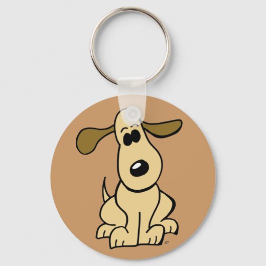 Cute Puppy Sleutelhanger (Voorkant)