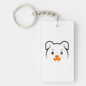 Cute Puppy Sleutelhanger (Voorkant)