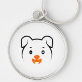 Cute Puppy Sleutelhanger (Voorkant)