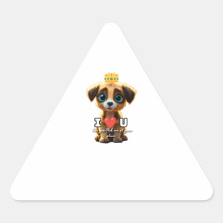 Cute puppy sticker