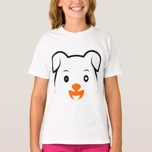 Cute Puppy T-shirt (Voorkant)