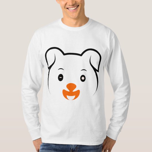 Cute Puppy T-shirt (Voorkant)