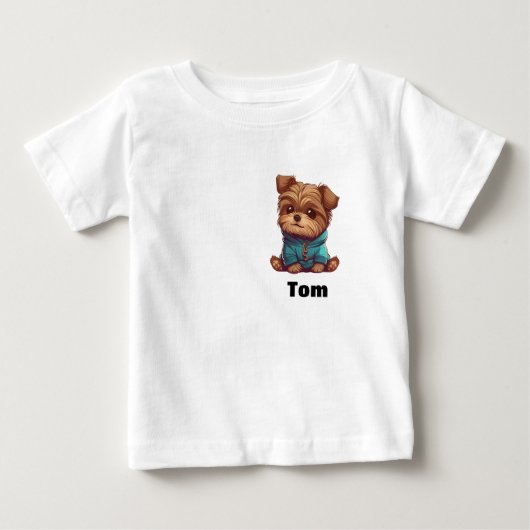 Cute Puppy t-shirts for kids (Voorkant)