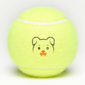 Cute Puppy Tennisballen (Achterkant)