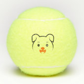 Cute Puppy Tennisballen (Voorkant)